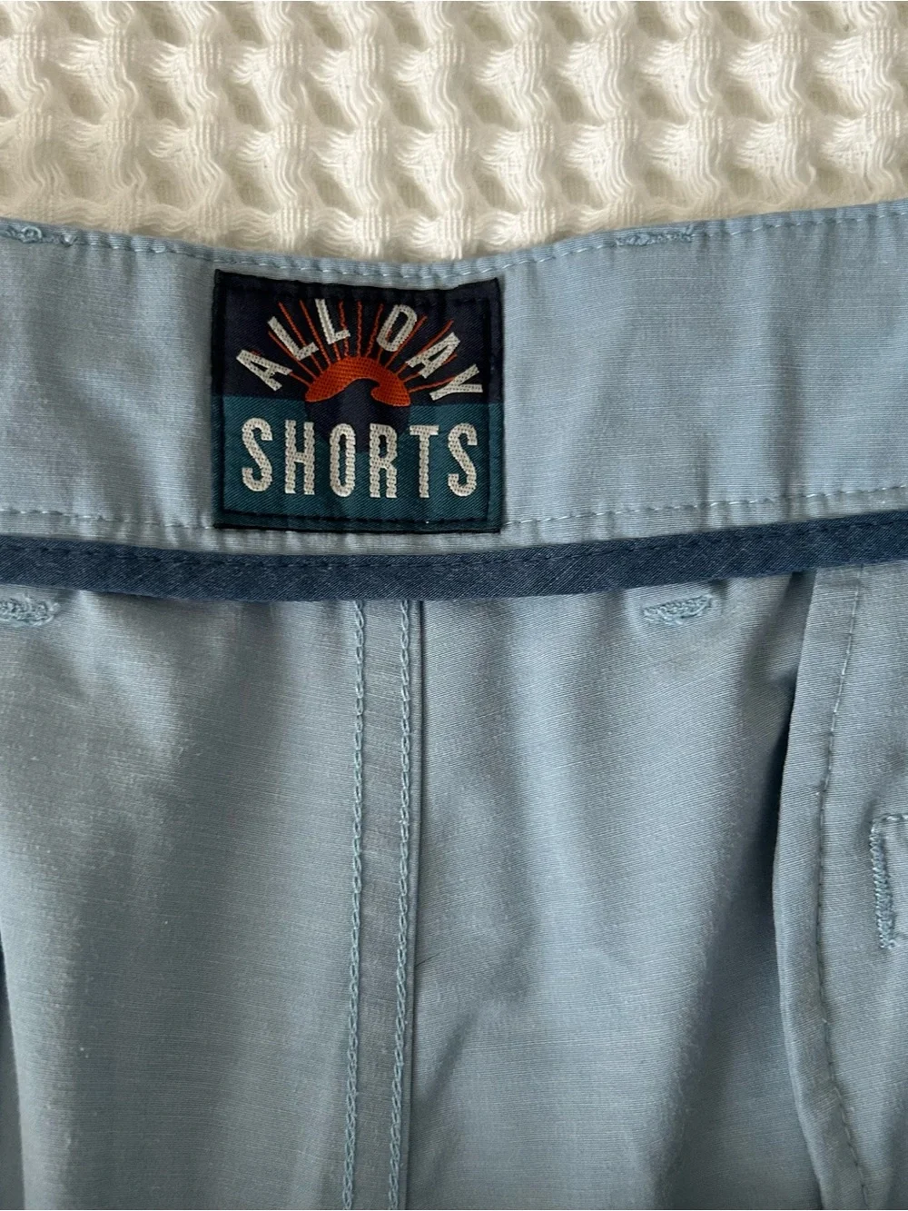 FAHERTY belt loop all day shorts blue 36